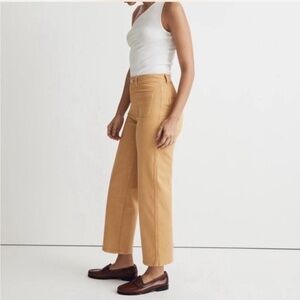 Madewell Emmett 2.0 Wide Leg Crop Pants